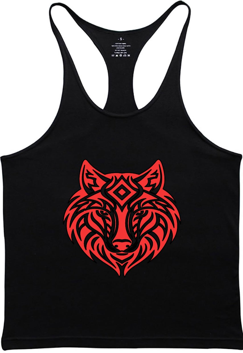 Tribal wolf stringer