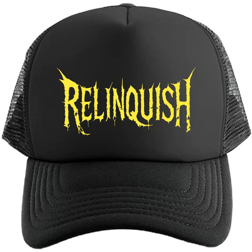 Relinquish Black Trucker Hat