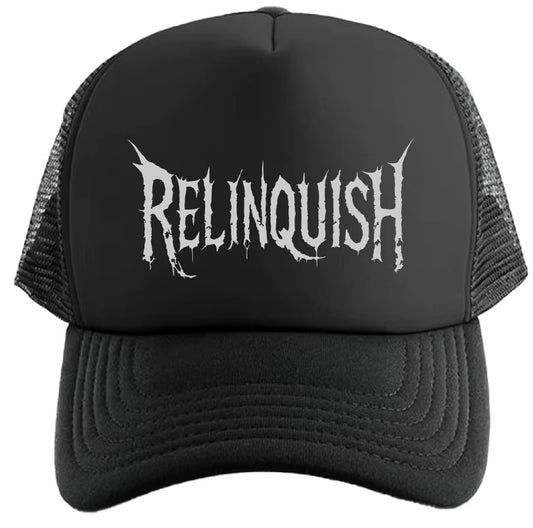 Relinquish Black Trucker Hat